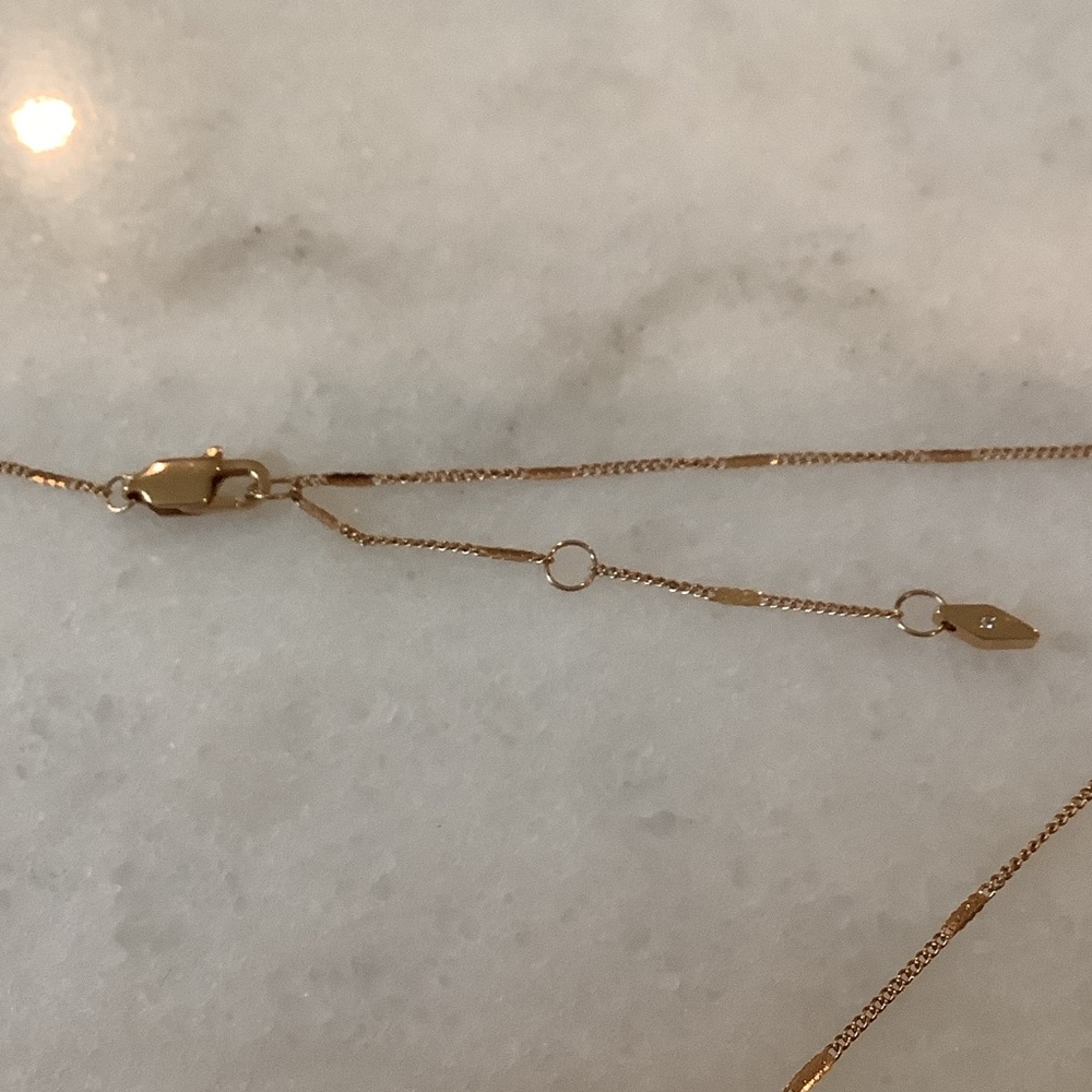 Fossil Delicate Rose Gold Heart Pendant Necklace, Brand New - Picture 3 of 3